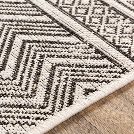 Surya Eagean Eag-2345 Black, White Rugs.