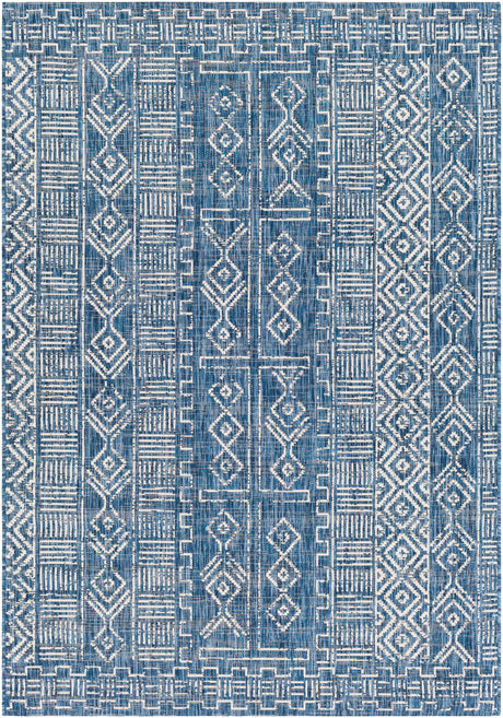 Surya Eagean Eag-2346 Denim, Dark Blue, Ink, White Rugs.
