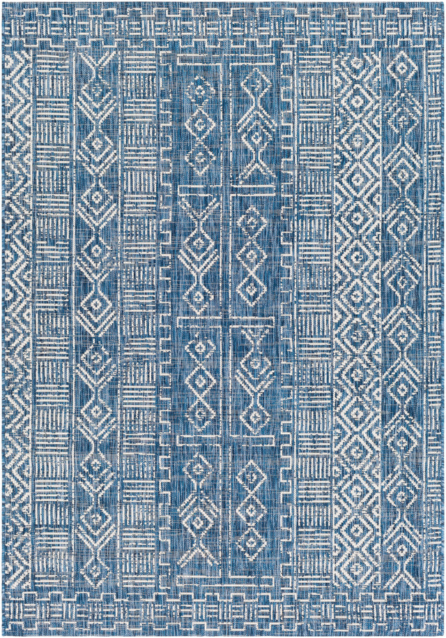 Surya Eagean Eag-2346 Denim, Dark Blue, Ink, White Rugs.