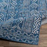 Surya Eagean Eag-2346 Denim, Dark Blue, Ink, White Rugs.