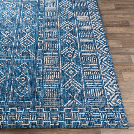 Surya Eagean Eag-2346 Denim, Dark Blue, Ink, White Rugs.