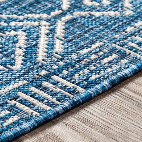 Surya Eagean Eag-2346 Denim, Dark Blue, Ink, White Rugs.
