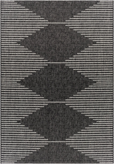 Surya Eagean Eag-2348 Charcoal, Cream, Light Gray Rugs.