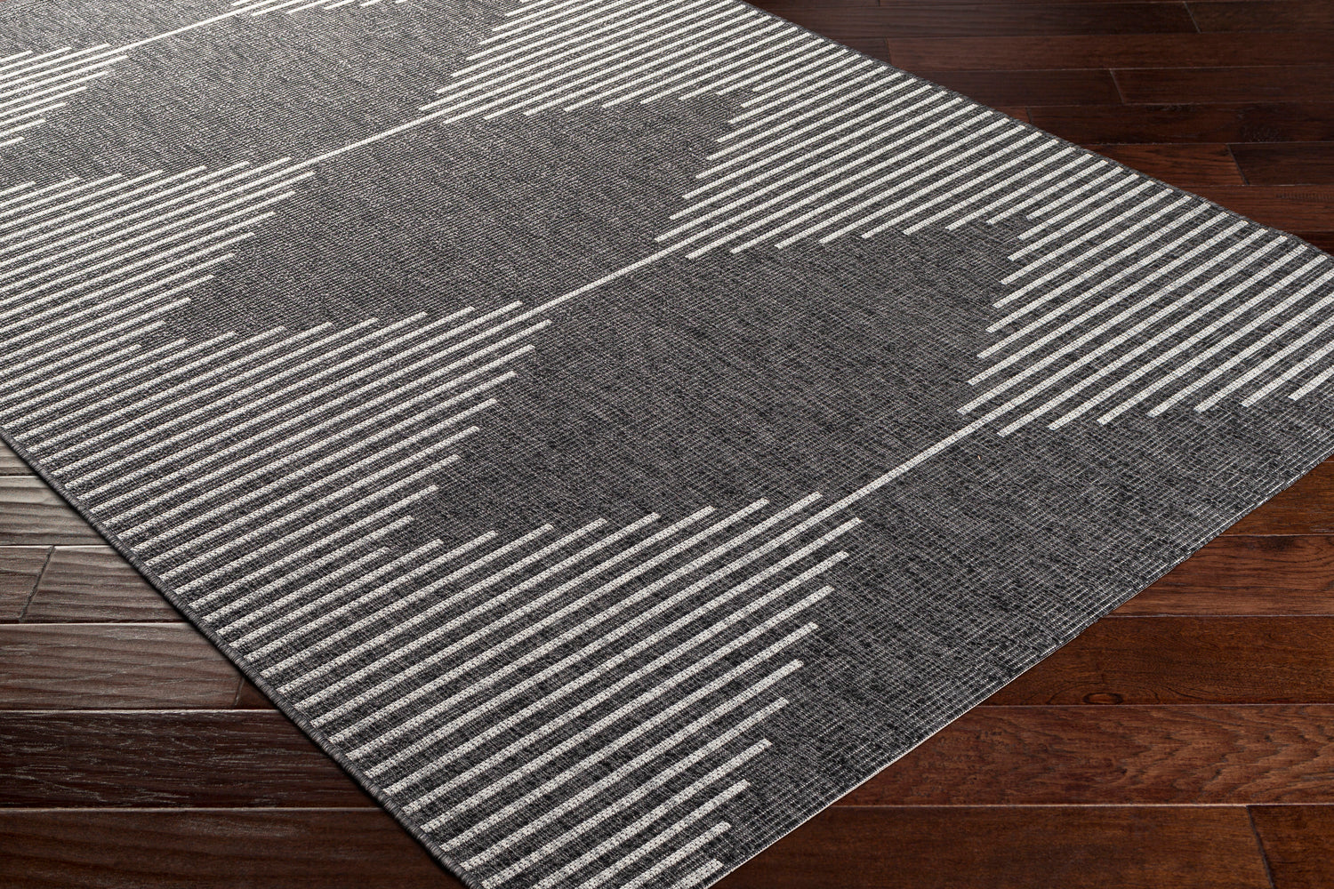 Surya Eagean Eag-2348 Charcoal, Cream, Light Gray Rugs.