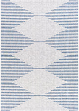 Surya Eagean Eag-2349 Bright Blue, Navy, Pale Blue, White Rugs.