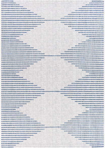 Surya Eagean Eag-2349 Bright Blue, Navy, Pale Blue, White Area Rug