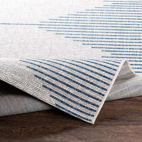 Surya Eagean Eag-2349 Bright Blue, Navy, Pale Blue, White Rugs.