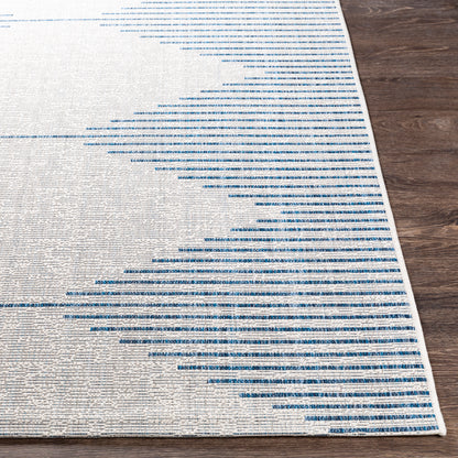 Surya Eagean Eag-2349 Bright Blue, Navy, Pale Blue, White Area Rug