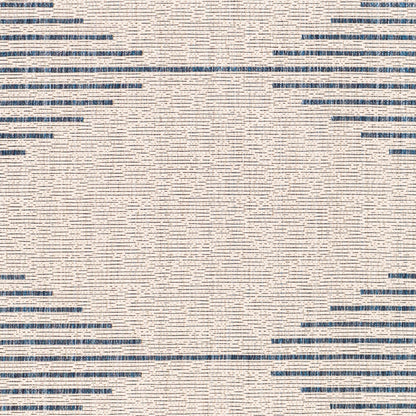 Surya Eagean Eag-2349 Bright Blue, Navy, Pale Blue, White Area Rug