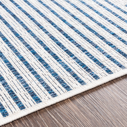 Surya Eagean Eag-2349 Bright Blue, Navy, Pale Blue, White Area Rug