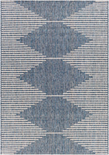 Surya Eagean Eag-2350 Bright Blue, Navy, Pale Blue, White Rugs.
