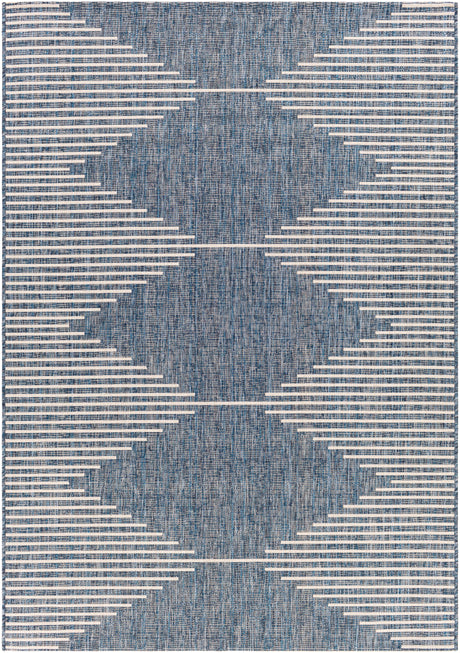 Surya Eagean Eag-2350 Bright Blue, Navy, Pale Blue, White Rugs.