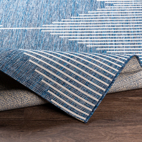 Surya Eagean Eag-2350 Bright Blue, Navy, Pale Blue, White Rugs.