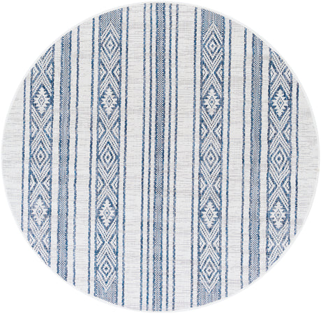 Surya Eagean Eag-2351 Bright Blue, Navy, Pale Blue, White Rugs.