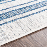 Surya Eagean Eag-2351 Bright Blue, Navy, Pale Blue, White Rugs.