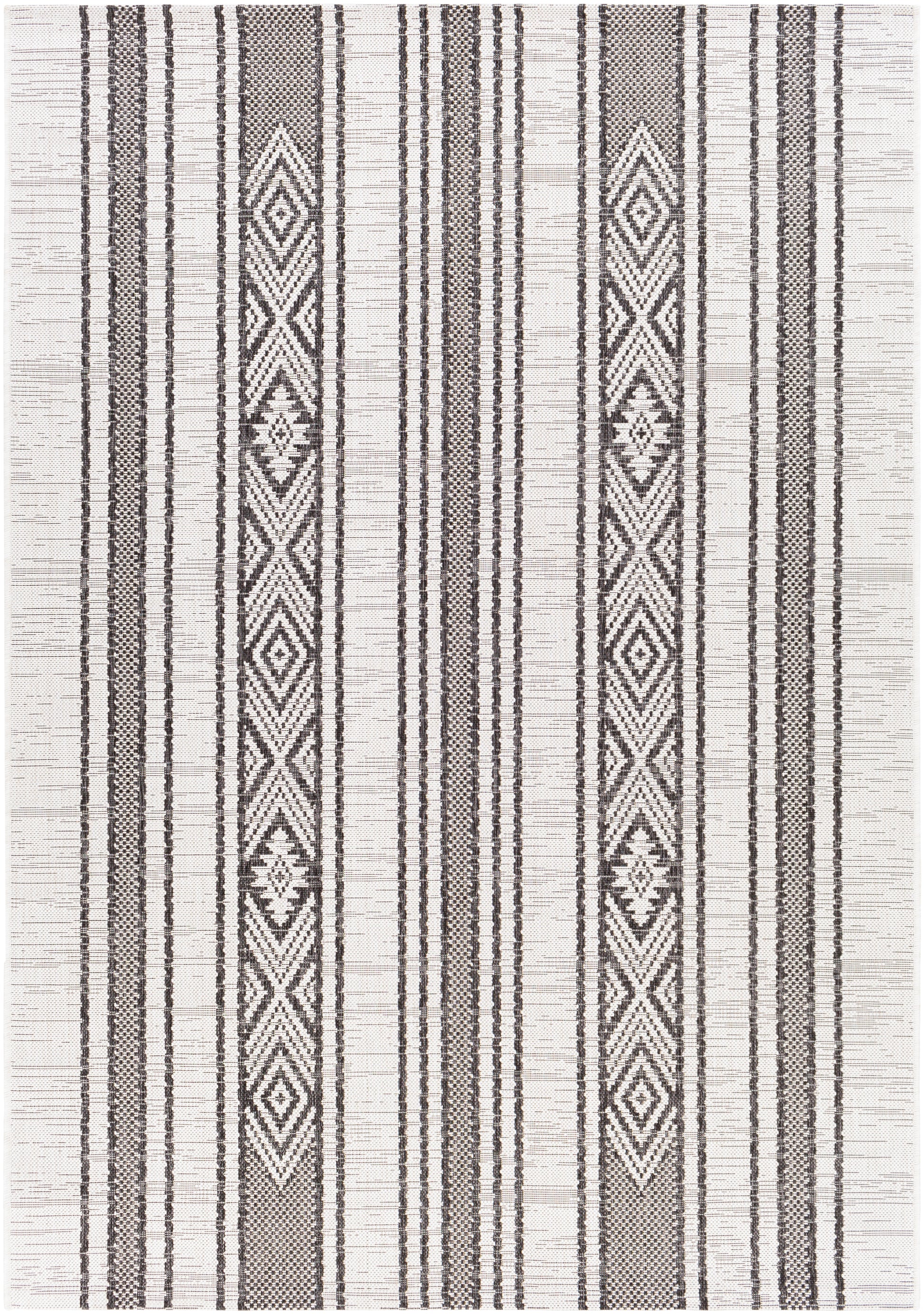 Surya Eagean Eag-2352 Black, White, Medium Gray Area Rug