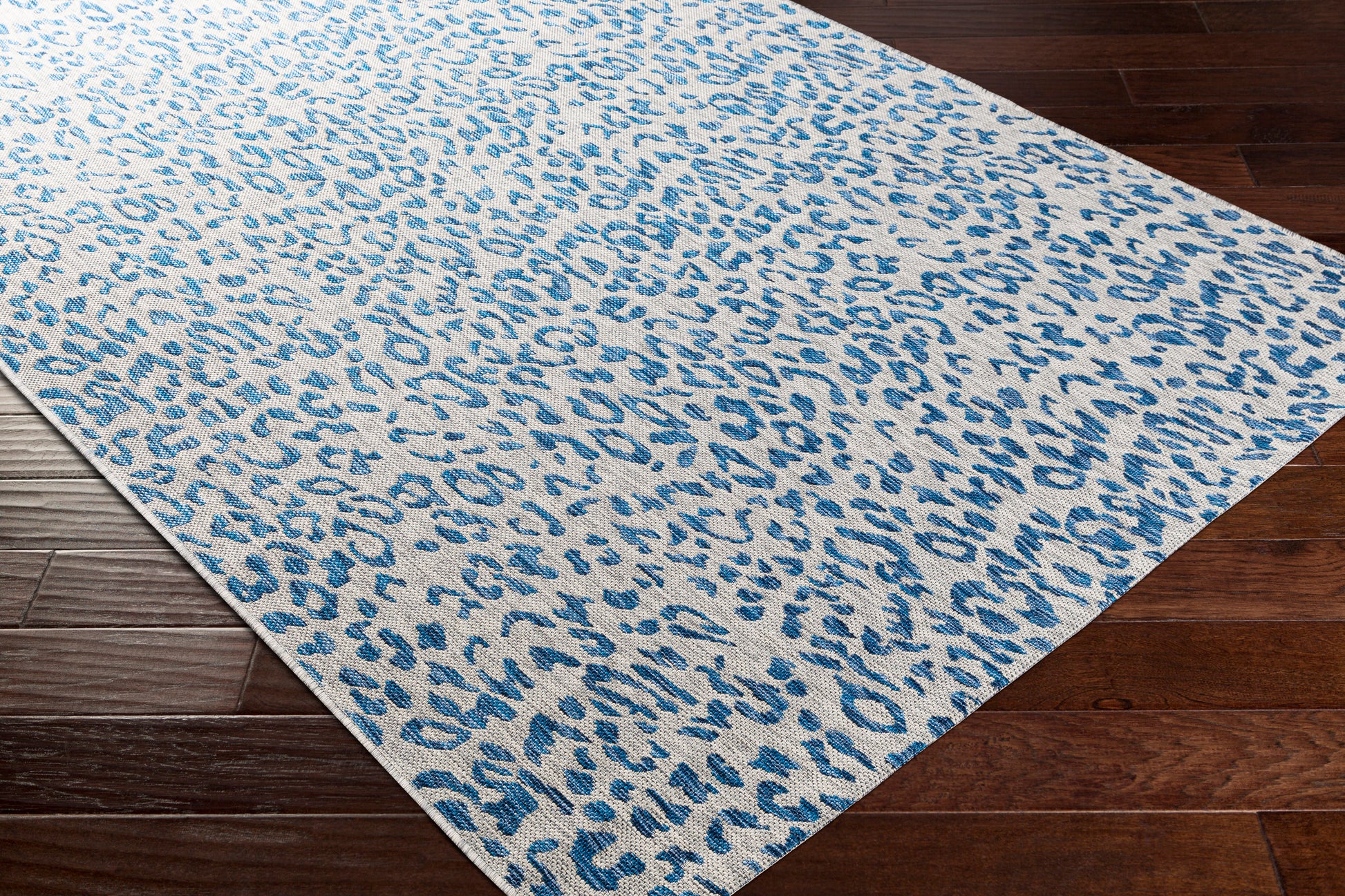 Surya Eagean Eag-2353 Bright Blue, Navy, Pale Blue, Ivory Area Rug