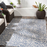 Surya Eagean Eag-2353 Bright Blue, Navy, Pale Blue, Ivory Rugs.
