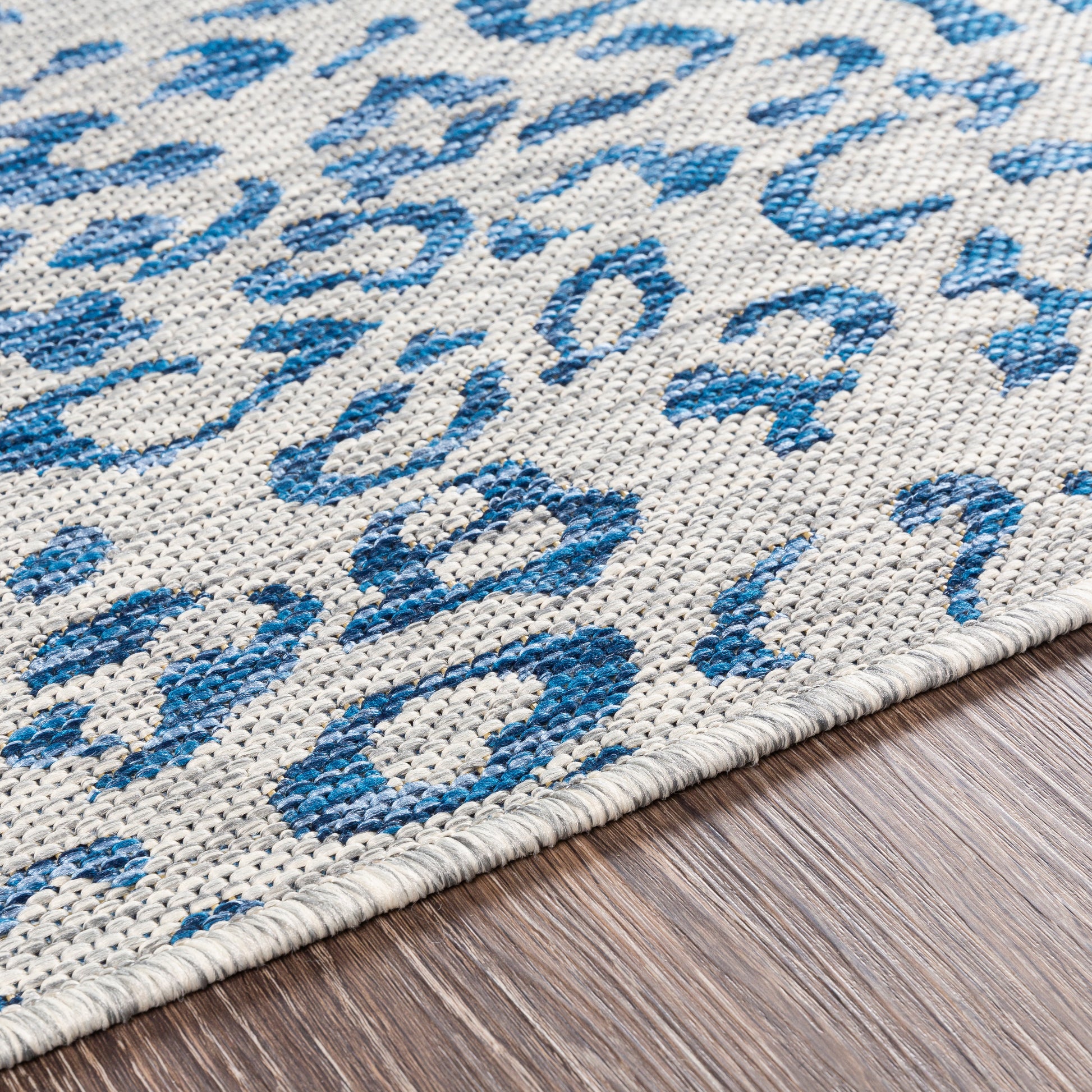 Surya Eagean Eag-2353 Bright Blue, Navy, Pale Blue, Ivory Area Rug