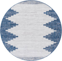 Surya Eagean Eag-2355 Bright Blue, White, Navy, Pale Blue Area Rug