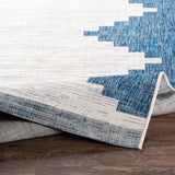 Surya Eagean Eag-2355 Bright Blue, White, Navy, Pale Blue Rugs.