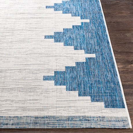 Surya Eagean Eag-2355 Bright Blue, White, Navy, Pale Blue Rugs.