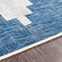 Surya Eagean Eag-2355 Bright Blue, White, Navy, Pale Blue Area Rug