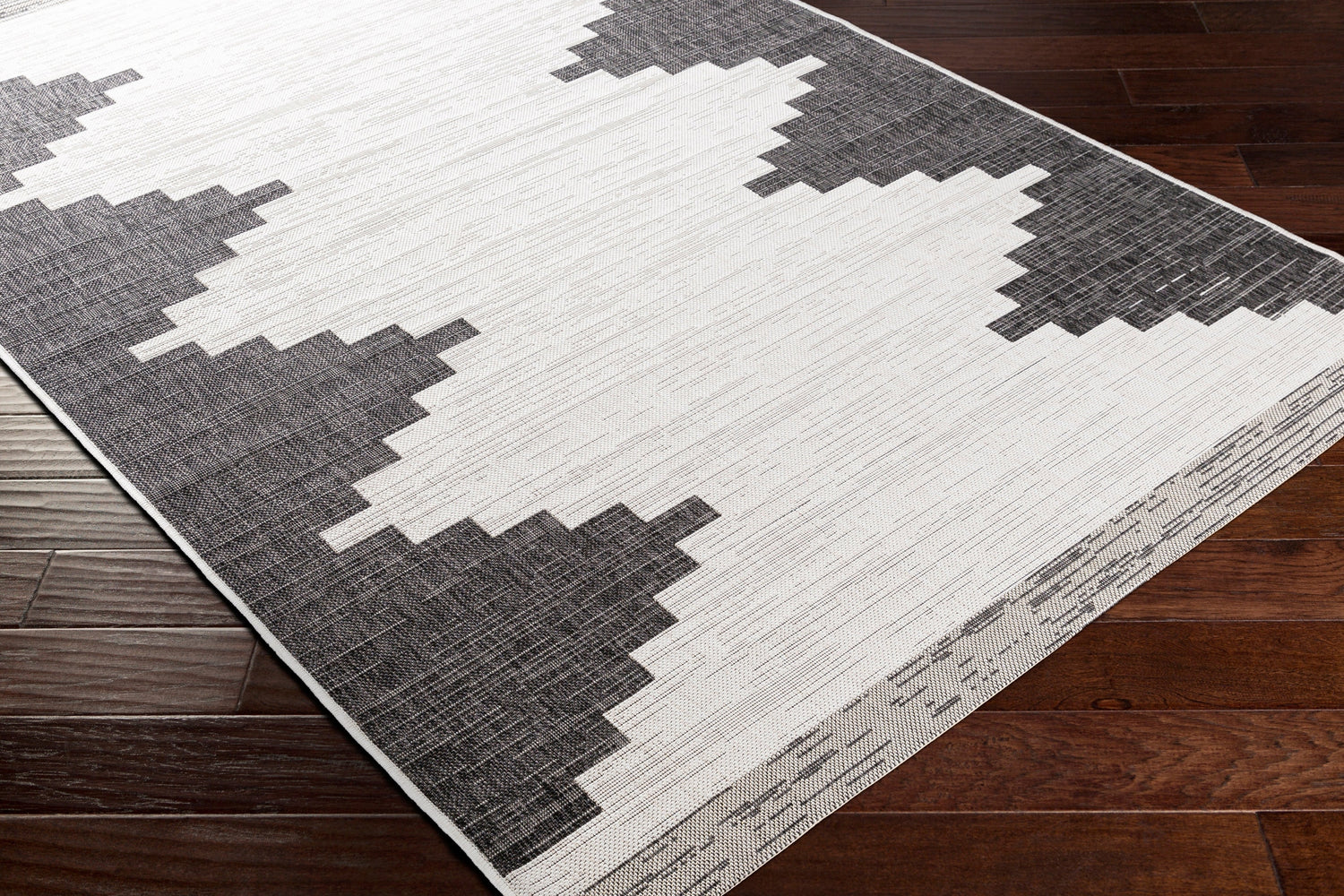 Surya Eagean Eag-2356 Black, White, Medium Gray Rugs.