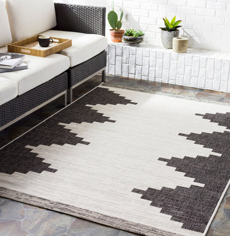 Surya Eagean Eag-2356 Black, White, Medium Gray Rugs.