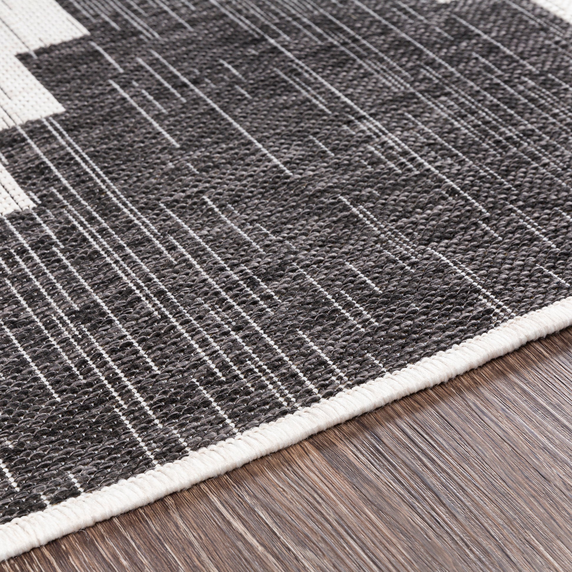 Surya Eagean Eag-2356 Black, White, Medium Gray Area Rug