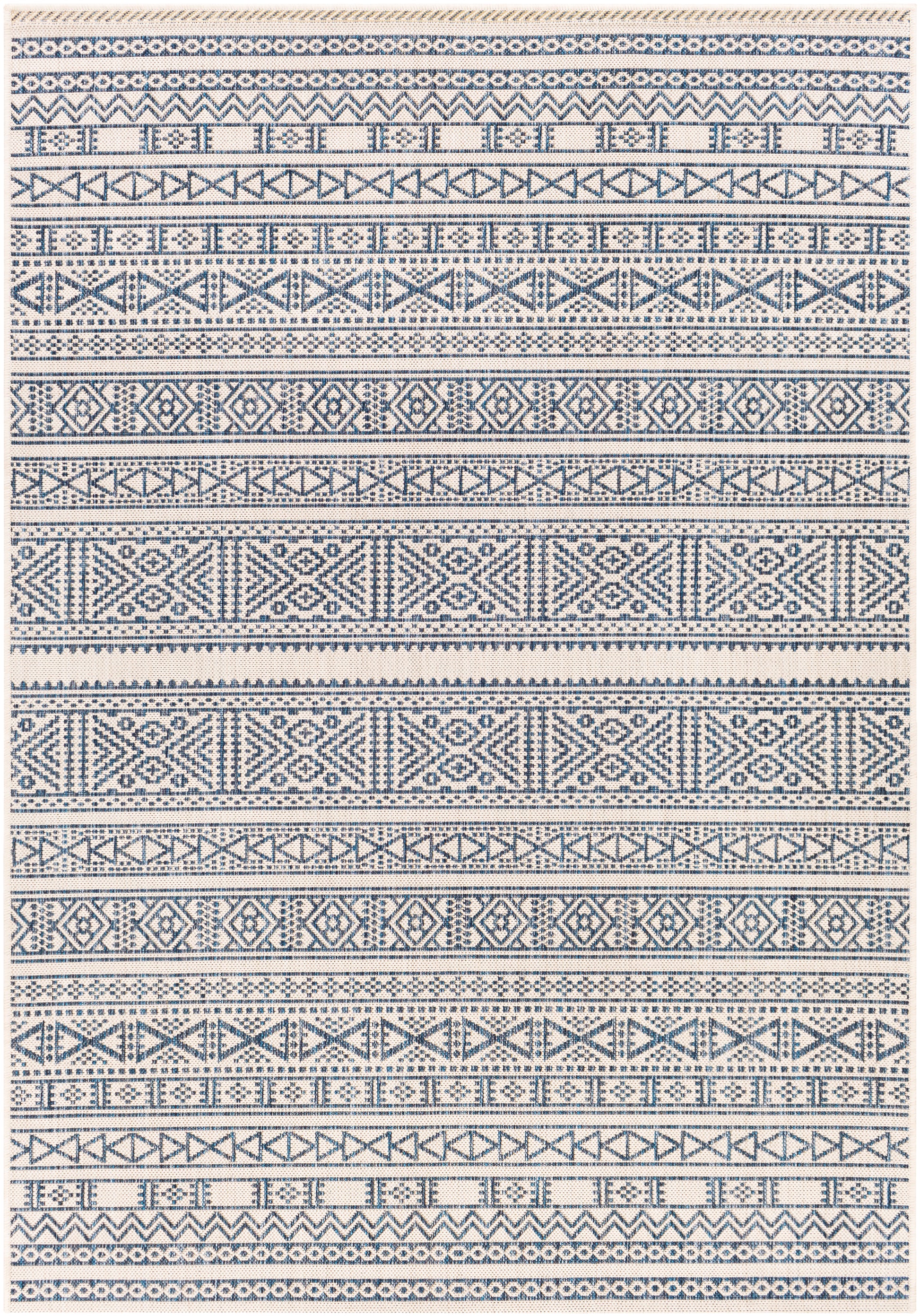 Surya Eagean Eag-2357 Bright Blue, Navy, Pale Blue, White Area Rug