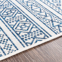 Surya Eagean Eag-2357 Bright Blue, Navy, Pale Blue, White Area Rug