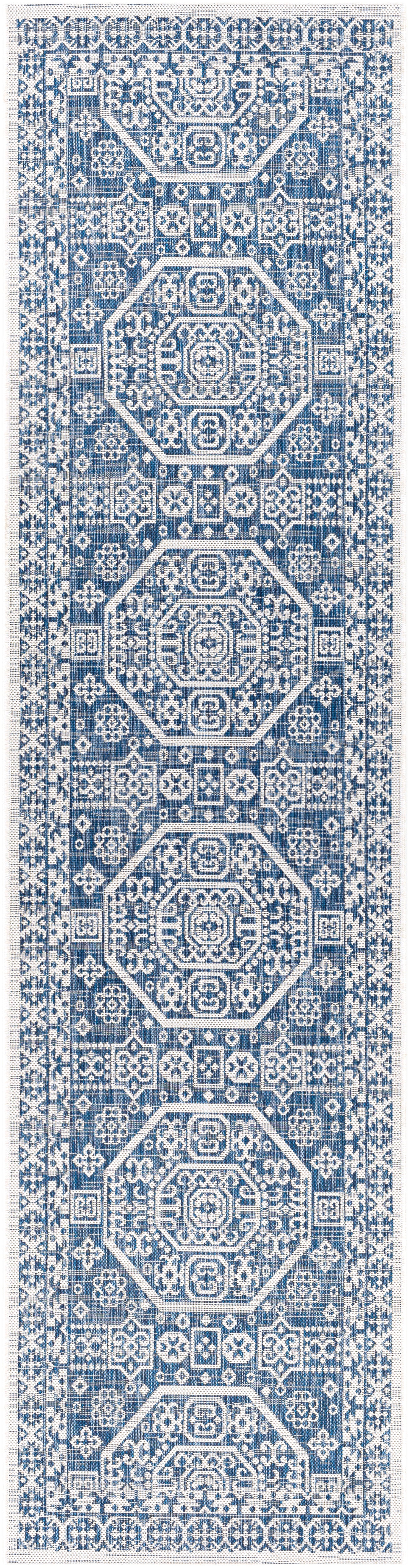 Surya Eagean Eag-2358 Bright Blue, Navy, Pale Blue, White Area Rug