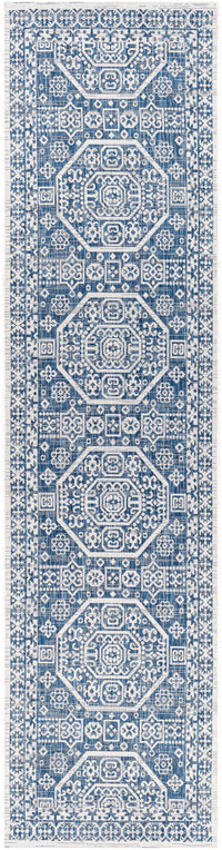 Surya Eagean Eag-2358 Bright Blue, Navy, Pale Blue, White Area Rug