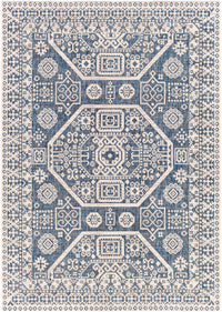 Surya Eagean Eag-2358 Bright Blue, Navy, Pale Blue, White Area Rug