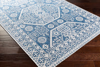 Surya Eagean Eag-2358 Bright Blue, Navy, Pale Blue, White Area Rug