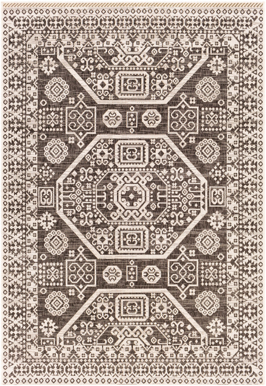 Surya Eagean Eag-2359 Black, White, Medium Gray Area Rug