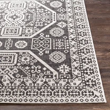 Surya Eagean Eag-2359 Black, White, Medium Gray Area Rug