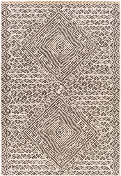 Surya Eagean Eag-2361 Black, White, Medium Gray Area Rug