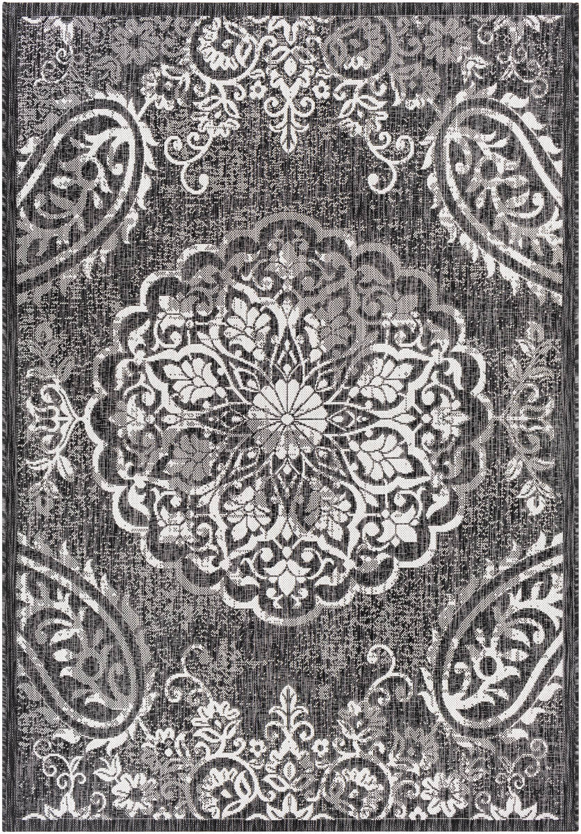 Surya Eagean Eag-2364 Black, Charcoal, Cream Area Rug