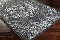 Surya Eagean Eag-2364 Black, Charcoal, Cream Area Rug