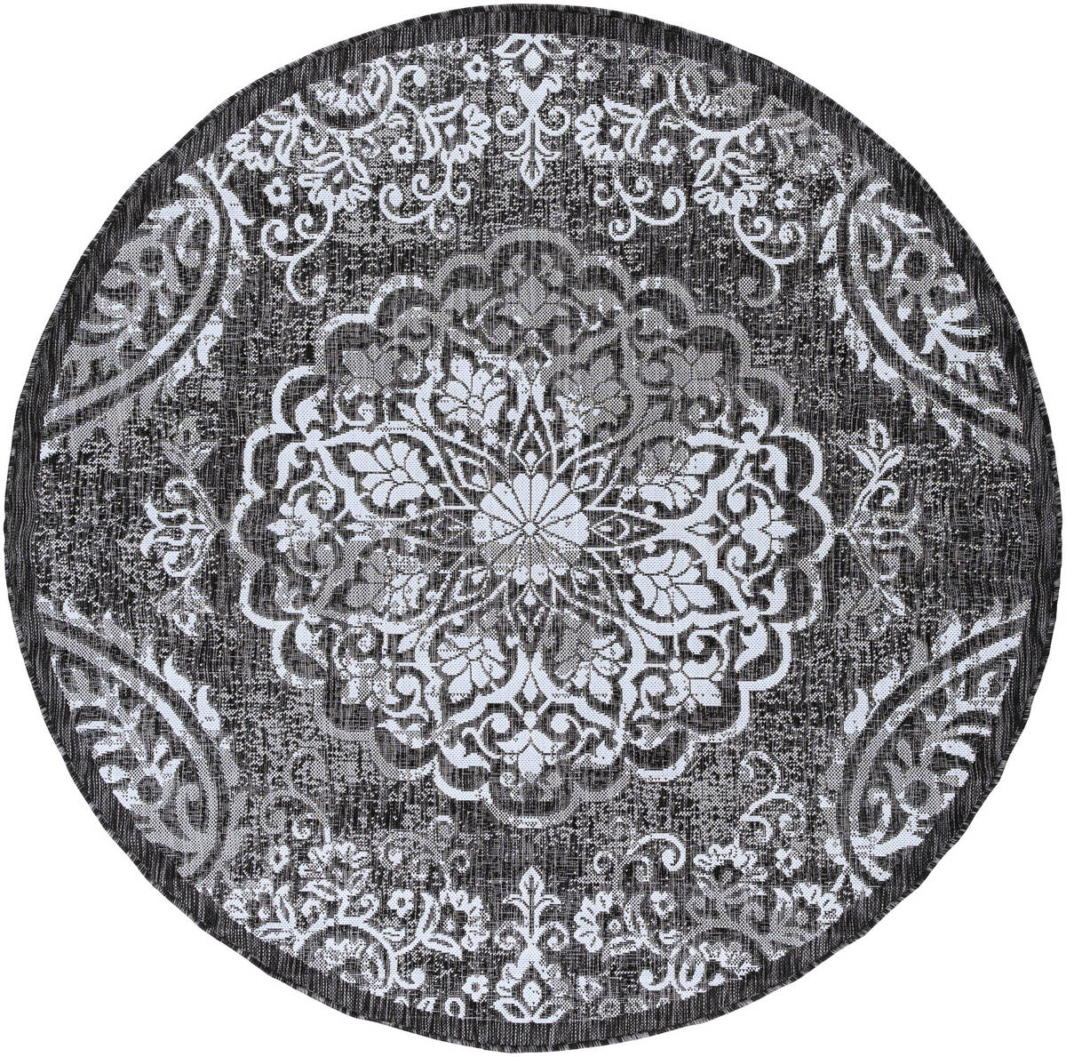 Surya Eagean Eag-2364 Black, Charcoal, Cream Area Rug