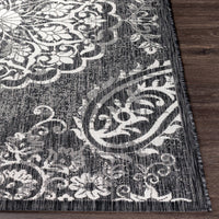 Surya Eagean Eag-2364 Black, Charcoal, Cream Area Rug