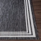 Surya Eagean Eag-2365 Charcoal, Cream Rugs.
