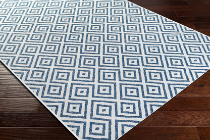 Surya Eagean Eag-2367 Dark Blue, Denim, Cream Area Rug