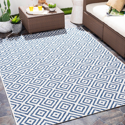 Surya Eagean Eag-2367 Dark Blue, Denim, Cream Area Rug