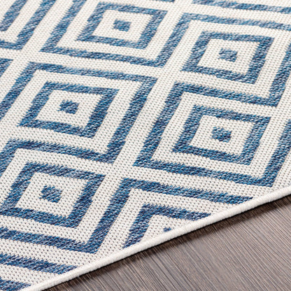 Surya Eagean Eag-2367 Dark Blue, Denim, Cream Area Rug