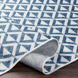 Surya Eagean Eag-2372 Dark Blue, Denim, Cream Rugs.