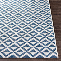 Surya Eagean Eag-2372 Dark Blue, Denim, Cream Area Rug