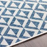 Surya Eagean Eag-2372 Dark Blue, Denim, Cream Rugs.